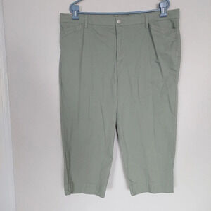 Bandolino Maureen Cropped Pants  Chinos Capri Size 18